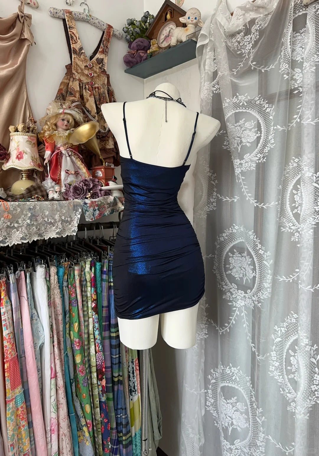 Navy Sheath Birthday Outfit Short Evening Dress Short Party Dress Cocktail Dresses Homecoming Dress