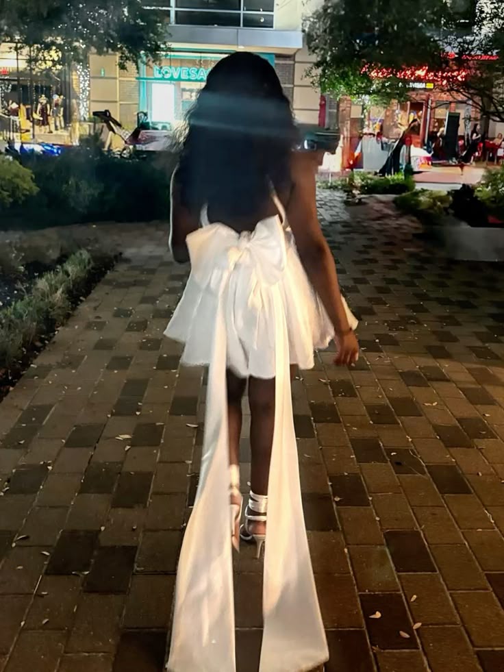 White A Line Homecoming Dress Short Party Dress