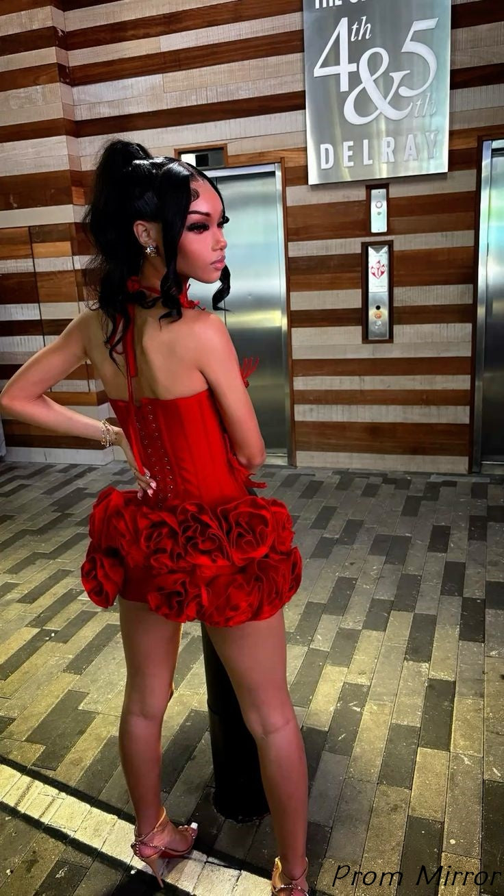 Red Birthday Dresses Hoco 26' Bodycon Homecoming Dresses