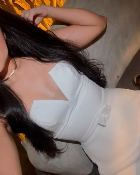 White Short Evening Dress Homecoming Dress Short Party Dress