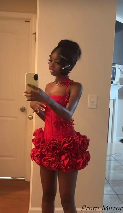 Red Birthday Dresses Hoco 26' Bodycon Homecoming Dresses