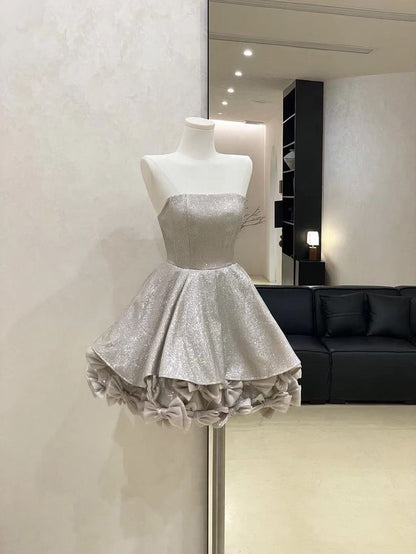A Line Shinny Homecoming Dress Short Evening Dress Cocktail Dresses Short Party Dress