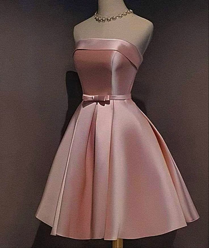 Pink Homecoming Dress Lovely Short Party Dress