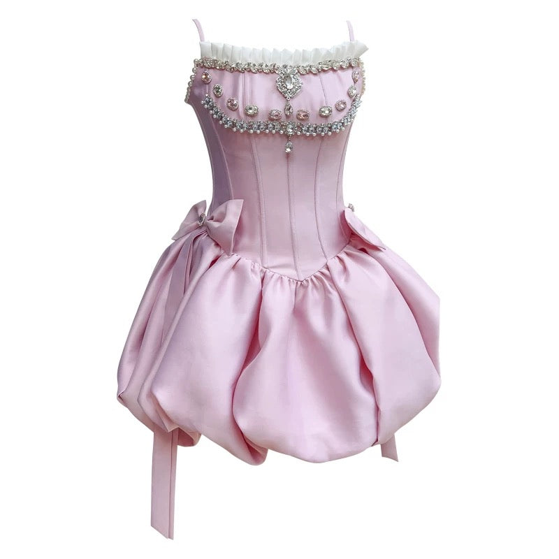 Cute A line Spaghetti Straps Short Pink Homecoming Dresses Cocktail Dress