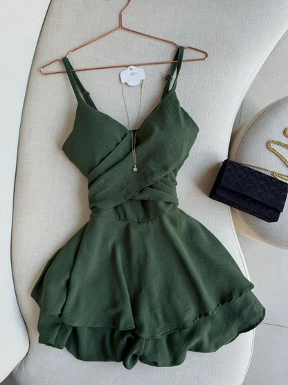 Pretty A line Spaghetti Straps Satin Short Homecoming Dress 17th Birthday Outfits