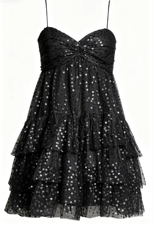 Cute A Line Spaghetti Straps Pink Sequin Short Formal Homecoming Dresses Party Graduation Dress Hoco Dresses