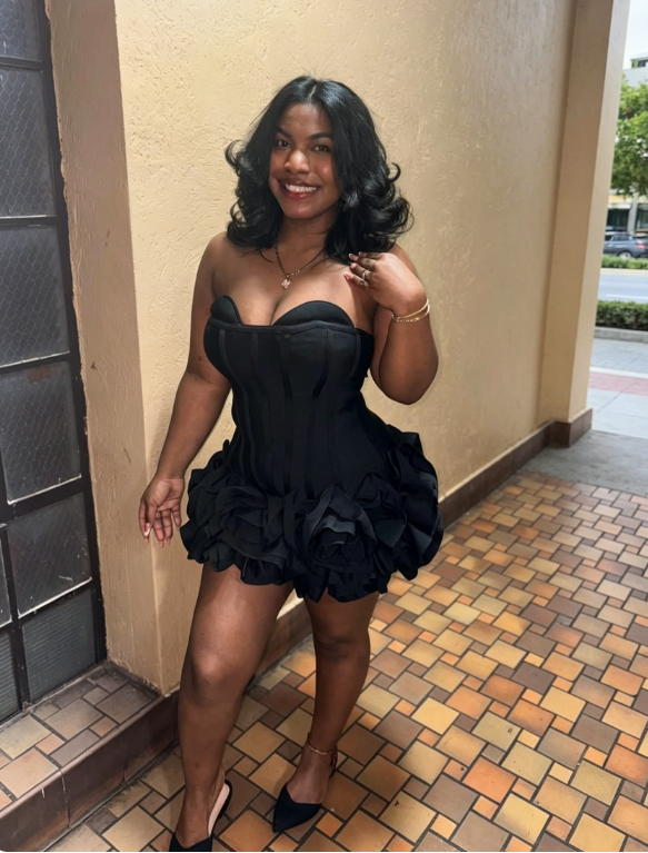 Simple Black Homecoming Dress Sweetheart Short Birthday Outfit Sheath Satin Summer Dress
