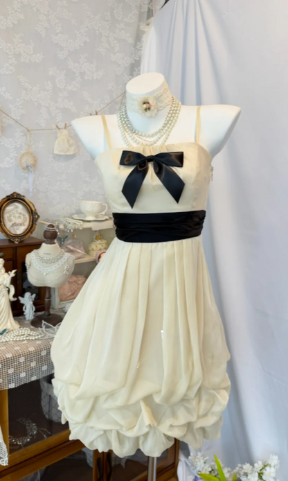 Chic Apricot Homecoming Dress Spagehtti Straps Chiffon Birthday Dress Sheath Graudation Party Dress