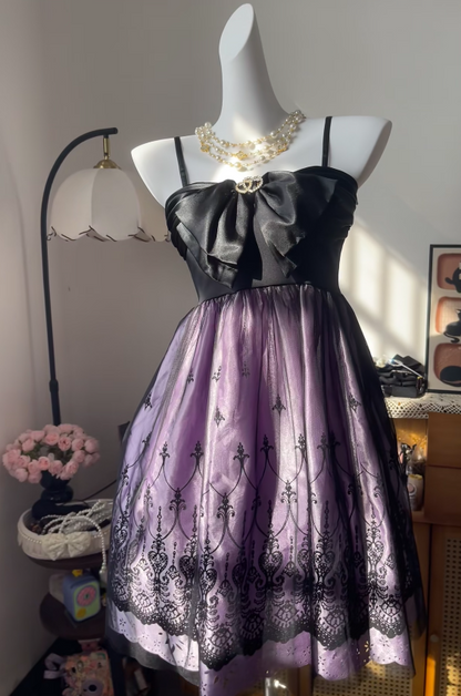 Chic Purple Homecoming Dress Spaghetti Straps Chiffon Birthday Dress Sheath Graudation Party Dress