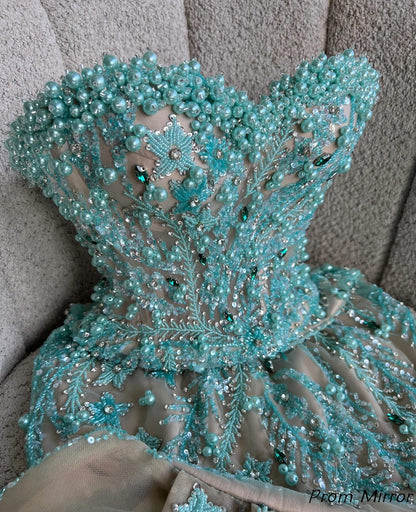 Luxury Beaded Sweetheart Homecoming Dresses Champagne Mini Party Gown