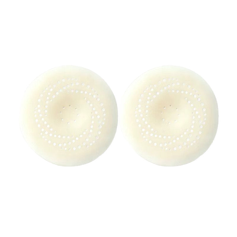 Breathable, invisible silicone nipple covers for women