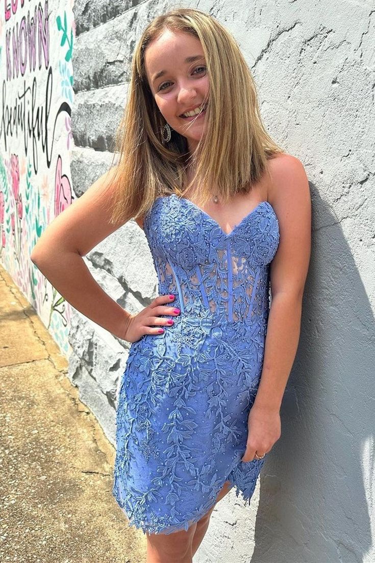 Tiffany Blue Sweetheart Beaded Applique Lace Short Dress Tight Homecom – prommirror Tiffany Blue Sweetheart Beaded Applique Lace Short Dress Tight Homecom – prommirror