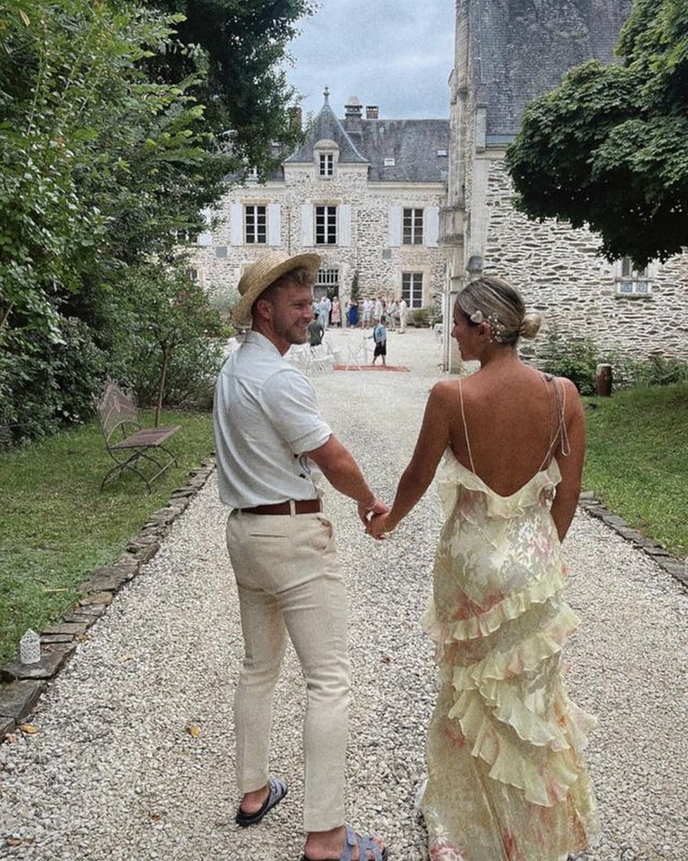 Yellow fashion elegant layered tulle long ball gown backless mermaid slim fit evening gown party dress