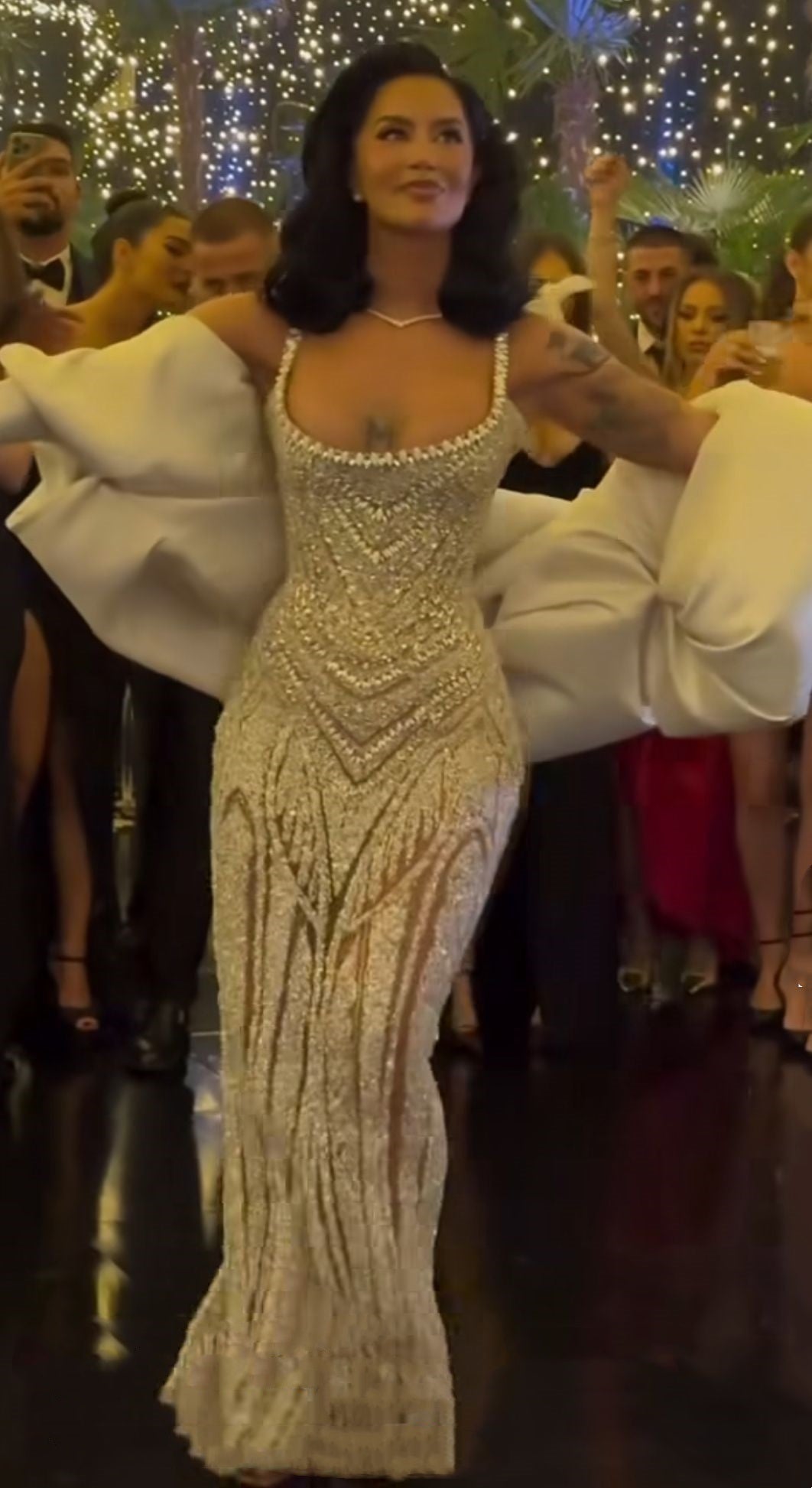 Sexy Mermaid Straps Champagne Sequin Long Prom Dresses Inspiration Prom Dress Senior Graduation Dress