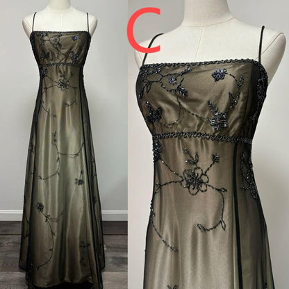Vintage Blue Gradient Empire Prom Dresses Backless Romantic Beaded Evening Dresses Guest Dresses