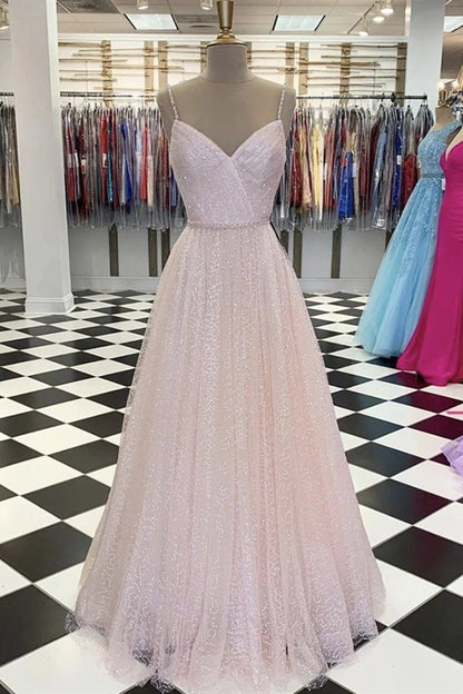 PM371,Sparkly prom dresses, pink prom dress,wedding party dresses, bridal party dress, evening dress, long formal dresses