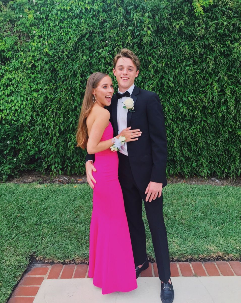 PM357,Hot Pink Long Prom Dresses,Sheath Strapless Evening Formal Gown